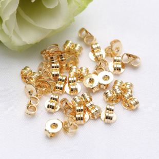 14K gold-wrapped butterfly-shaped earplugs diy handmade jewelry accessories gold needle-shaped earplugs ear support accessories material
