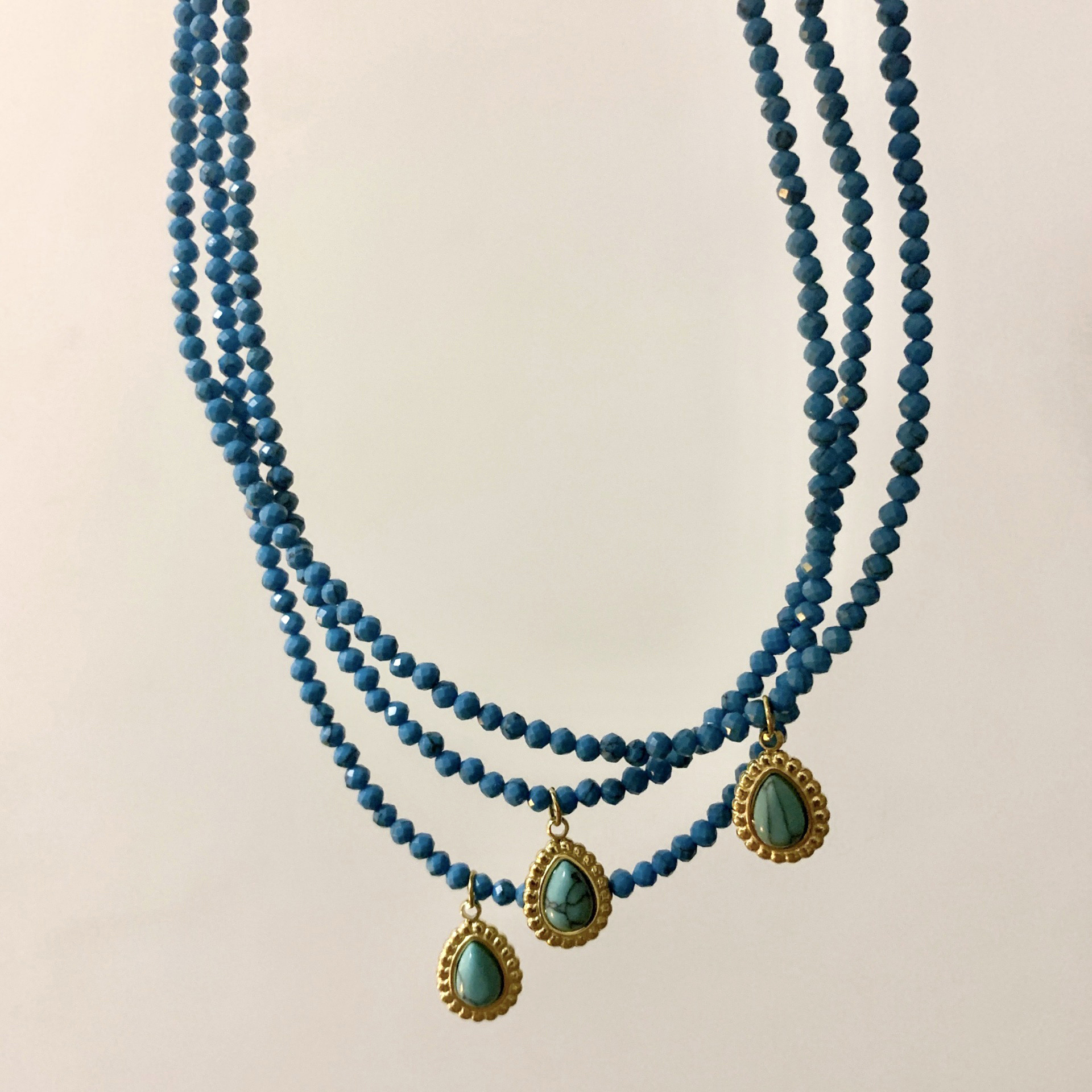 天然紫紋石項鍊甜美高級感吊墜鎖骨鏈ins小眾百搭高級感文藝女頸