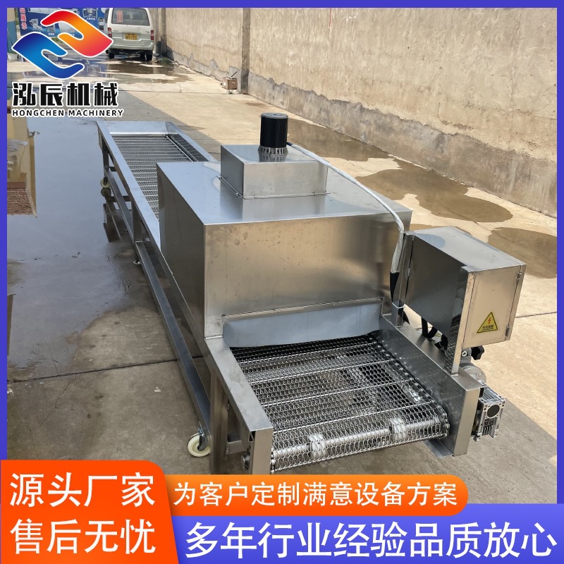 扇贝自动套标收缩机 热收缩电热套标机 海蛎子标签热收缩机设备