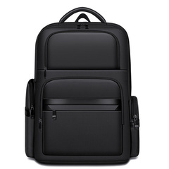 工厂批发高级感双肩包男多功能可挂拉杆出差登机包通勤商务电脑包