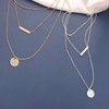 Fashionable accessory, metal nail sequins, short necklace full body, Aliexpress, European style