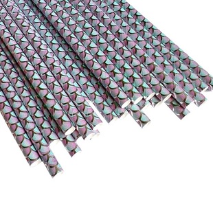 Cross-border New Marine Mermaid Pattern Paper Straw Theme Party Decoration Disposable Degradable Paper Straw