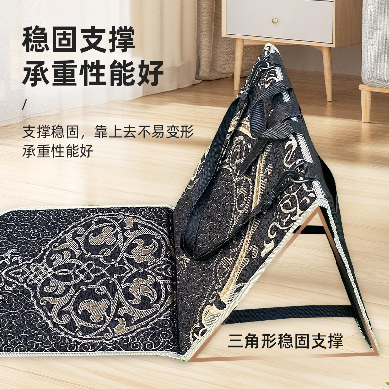 家用地毯户外便携式拜毯多功能折叠靠背垫民族风折叠祷告毯祈祷垫|undefined
