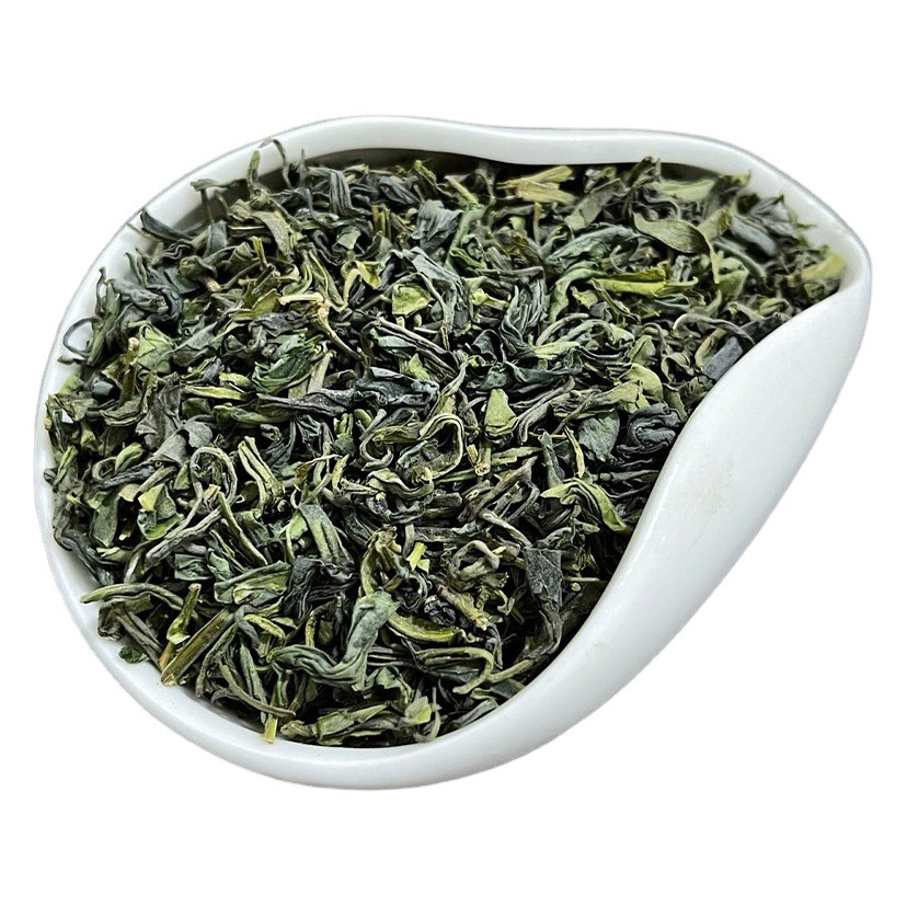 Zhejiang 2026 Strong-Flavor Low-End Green Tea Roasted Green Tea Leaves Bulk Wholesale for Catering, Street Vending, and E-Commerce Use