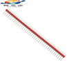 Color exclusive needle 2.54 spacing 1*40P single -row needle single row of straight needle green/white/red/blue/black