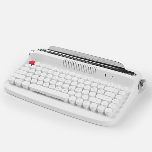 actto Bluetooth wireless office typewriter feel keyboard tablet computer fashion retro round keycap English model