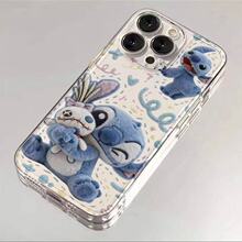 趣味卡通史迪仔适用手机壳OPPORENO6/7/8/9/10软INDX3/5透明A93/