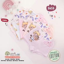 舒乐儿童内裤女纯棉卡纸女生可爱学生四角卡通宝宝平角短裤抗菌