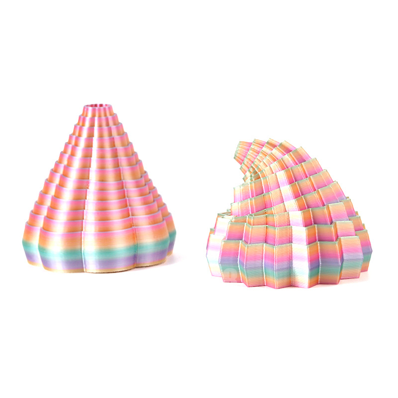 Transfronterizos en forma de flor torre de rábanos impresa en 3D juguetes apilados Puzzle Puzzle