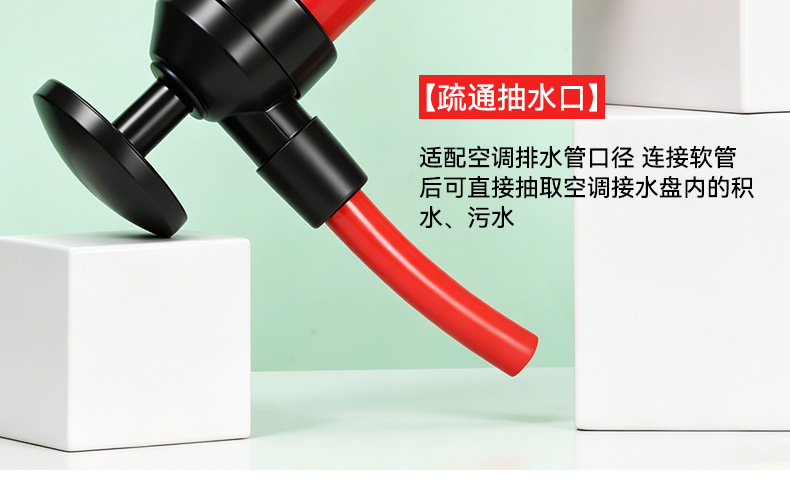 Small manual specialized oil extractor, cross-border multifunctional pull-out air pump type high-pressure car oil extractor