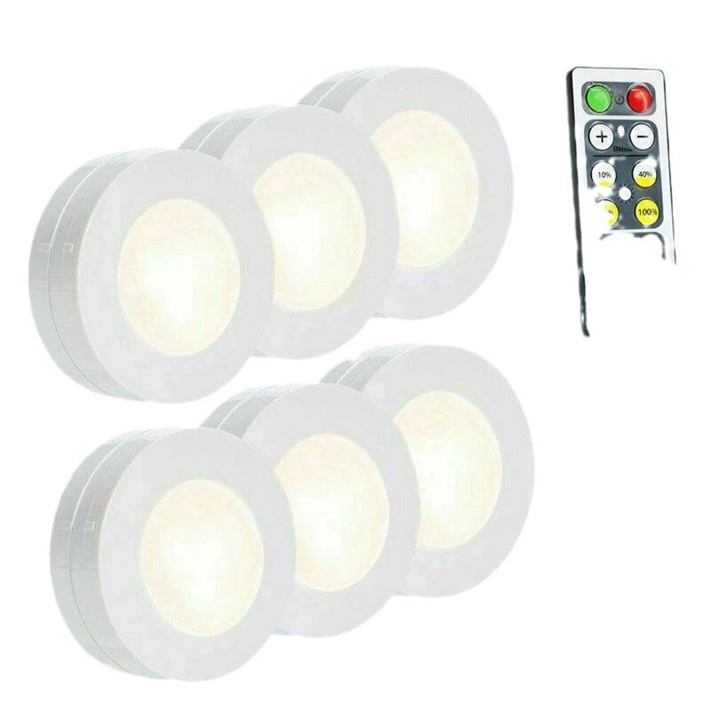 Touch Night Light, warm/white LED, ABS plastic, remote & sleep-timer, 58×58×22 mm