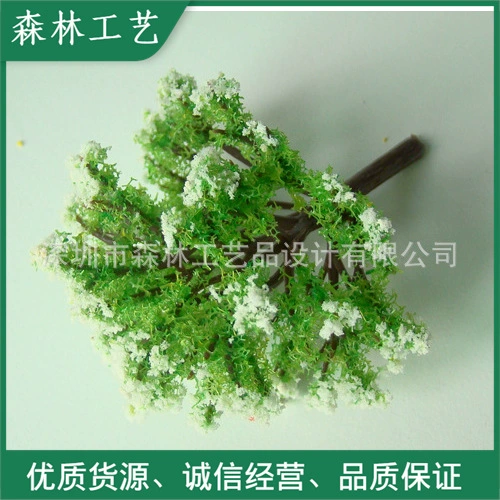 Песочный стол модель здания мох микро ландшафтное украшение DIY Моделирование растения персиковое дерево-C