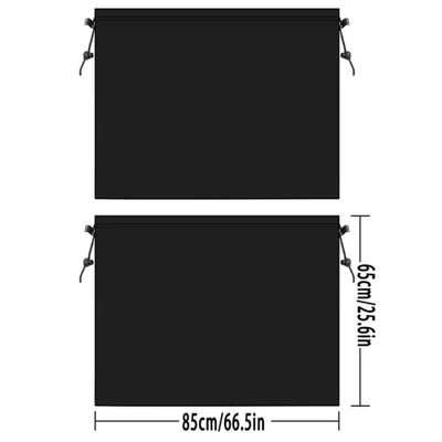 Car curtains Rear Partition Privacy Curtains - a-pair-of-side-sunshades-8565cm-see-picture-for-size