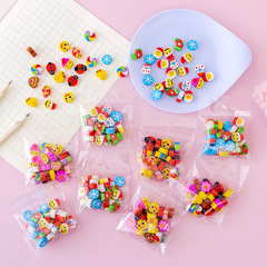 Creative cartoon-shaped eraser, cute mini eraser for primary school students, children's prize, stationery gift, wholesale