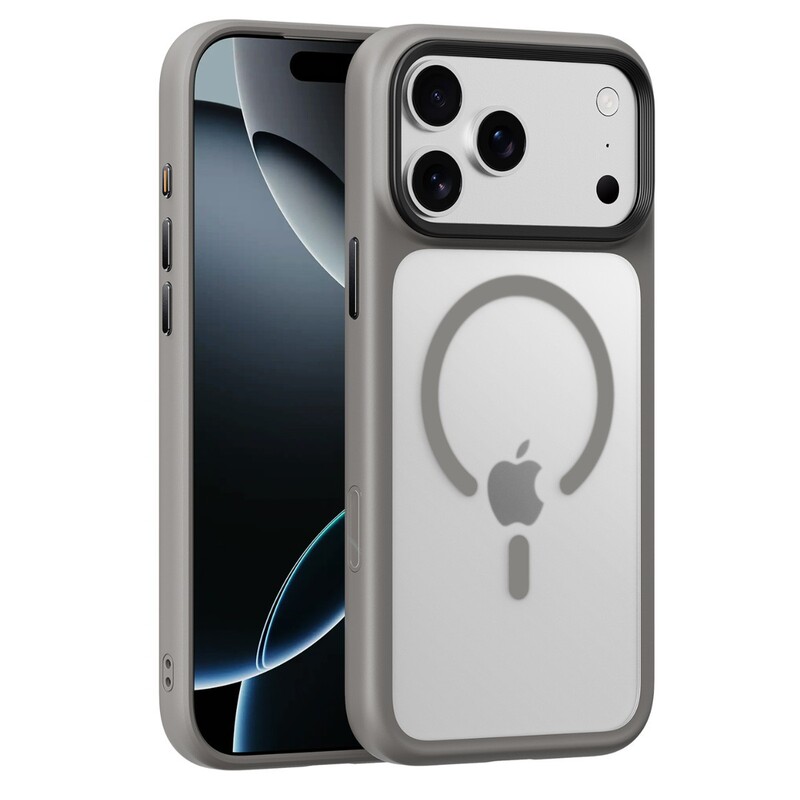 适用iPhone17手机壳苹果17promax手机保护套优盾磨砂磁吸带AI键|undefined
