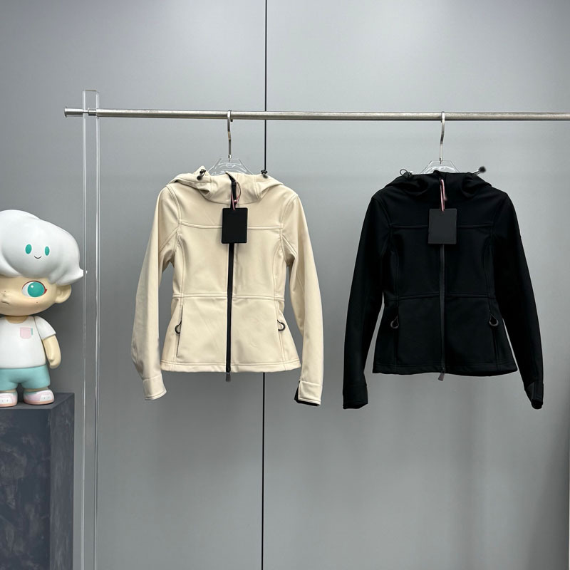 Women's New Softshell Slim-Fit Hooded Outdoor Adventure Jacket m Brand Waterproof Trendy Jacket