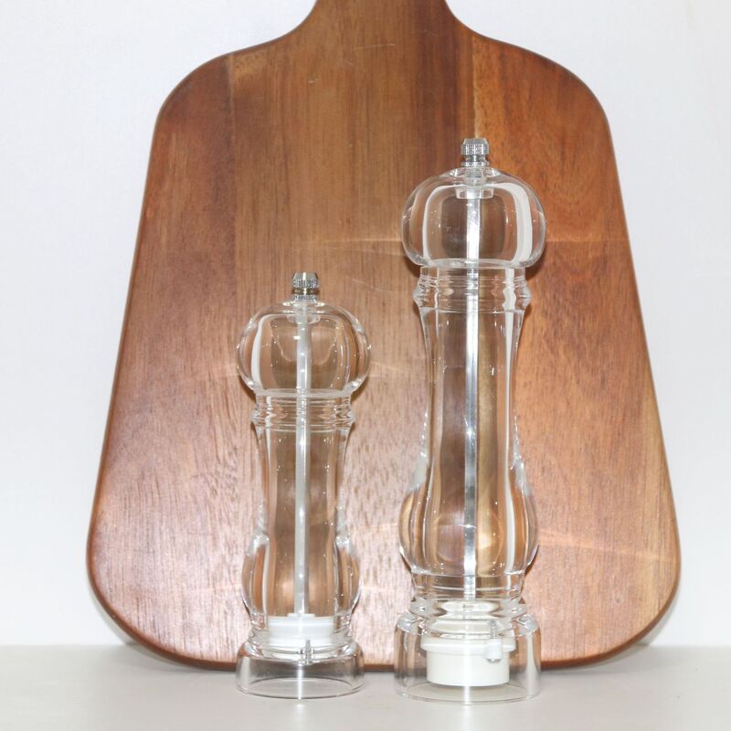 Acrylic Mill Transparent Pepper Mill Manual Multi-use Seasoning Bottle Zanthoxylum Cumin Pepper Spice Mill