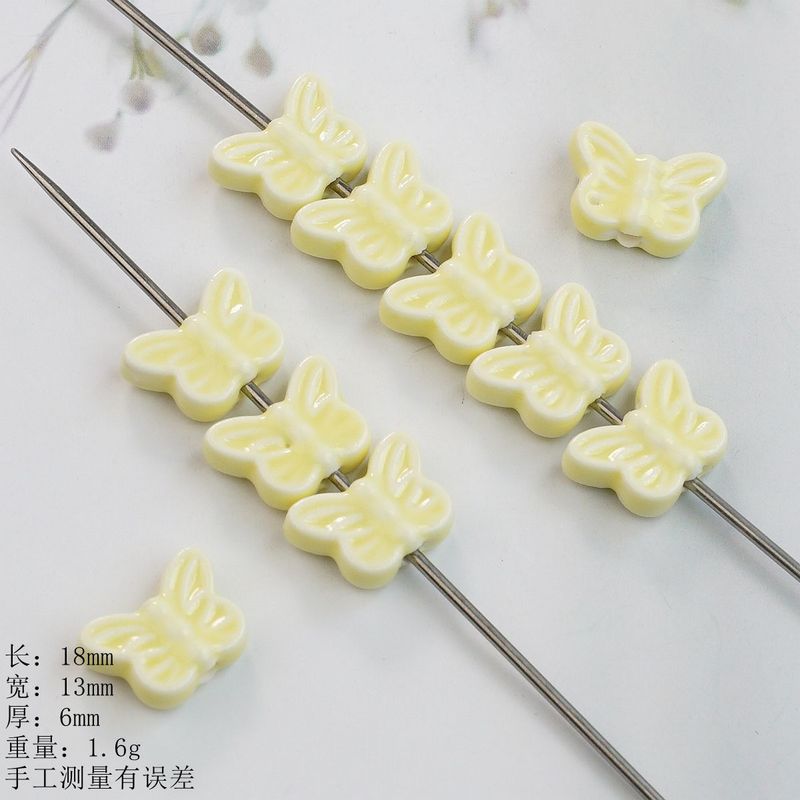 景德镇陶瓷蝴蝶串珠配件批发手工创意DIY饰品配饰辅料厂家货源|undefined