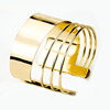 Brand metal line glossy bracelet suitable for men and women, European style