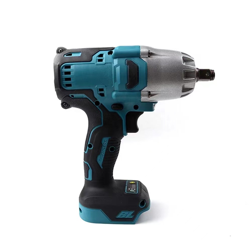 Paso de fábrica al por mayor sin escobillas de gran par pistola de aire de alta potencia llave eléctrica resistente reparación de automóviles de alta potencia Llave de impacto