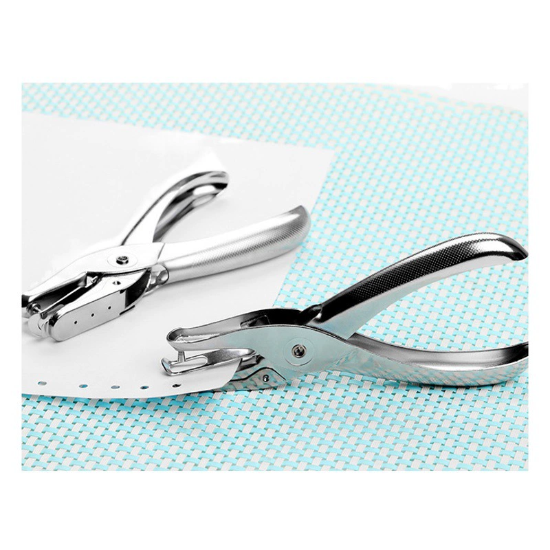 Оптовая металлический ручной Дырокол на одно отверстие 6 мм Дырокол щипцы для дырокола