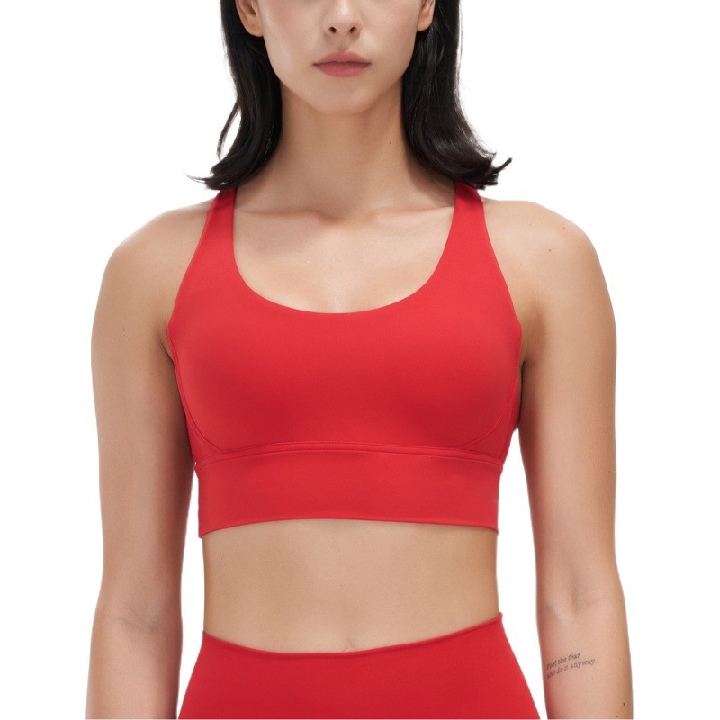 Ropa interior deportiva para mujer a prueba de golpes otoño desgaste exterior belleza espalda fitness sujetador chaleco entrenamiento profesional ropa de yoga sujetador