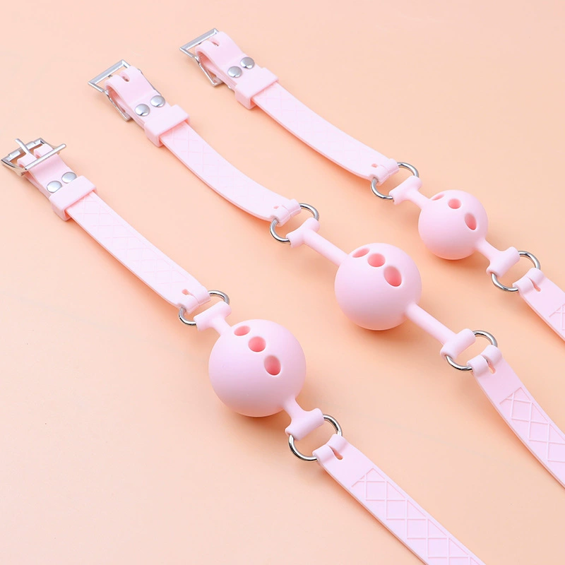 Sm mouth shackle water polo torture tools sex toy stuff female slave training tools silicone mouth tuck alternative gag ball