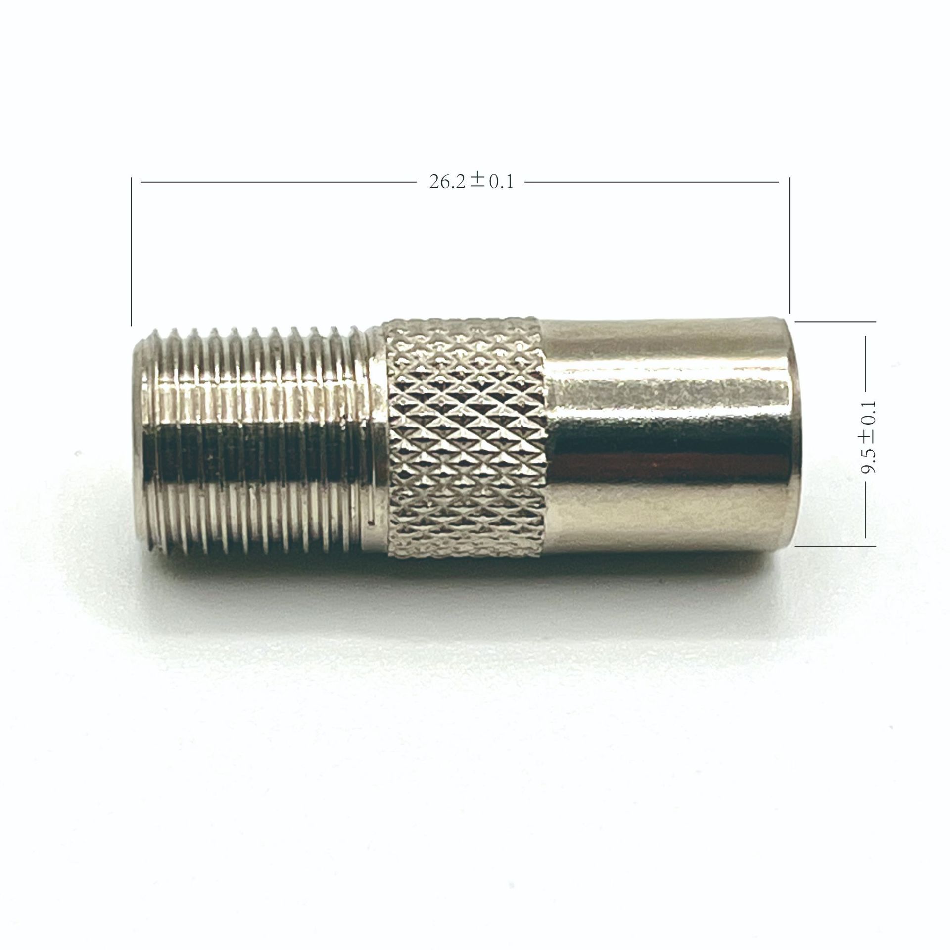 Finishing antenna adapter F female to TV male head F female to iecmale connector tvhead PAL head 9.5
