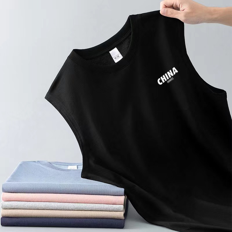Chaleco de Cuello Redondo para Hombre de Poliéster para Verano y Deportes