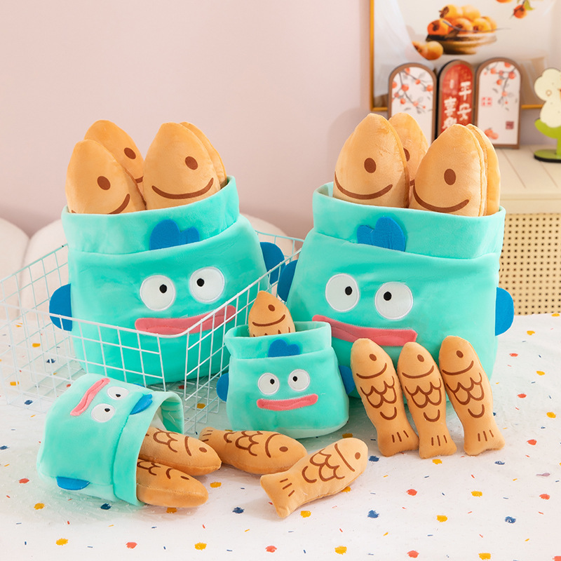 Ugly Fish Bread Plush Toy Cute Snapper Braised Fries Bag Pillow Mermaid Hanton Pillow Doll Cross-border Wholesale