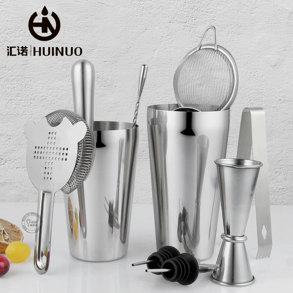 Shaker, cocktail set stainless steel