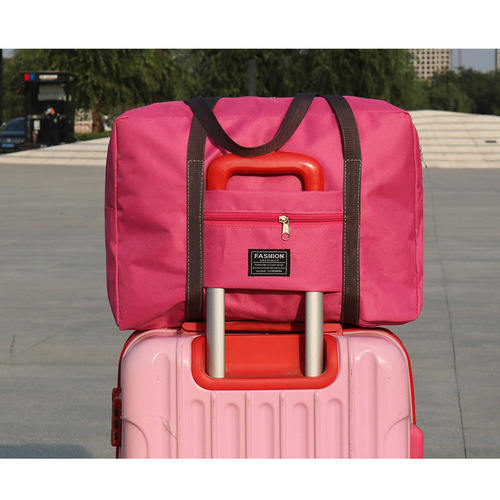 Portable suitcase with large capacity, foldable travel bag, delivery bag storage bag, handbag, short-distance suitcase