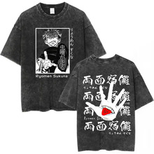 ���羳ŷ�롿Anime Jujutsu Kaisen Ryomen Sukuna Vintage Washe