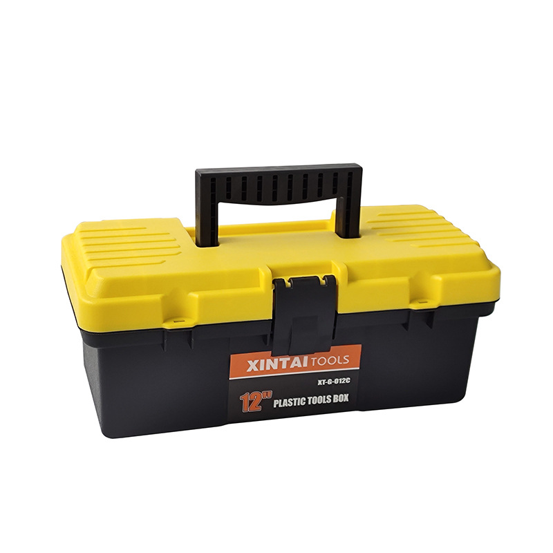 家庭用プラスチック携帯多機能金物工具箱車載修理ツール二重収納ボックスメーカー卸売り