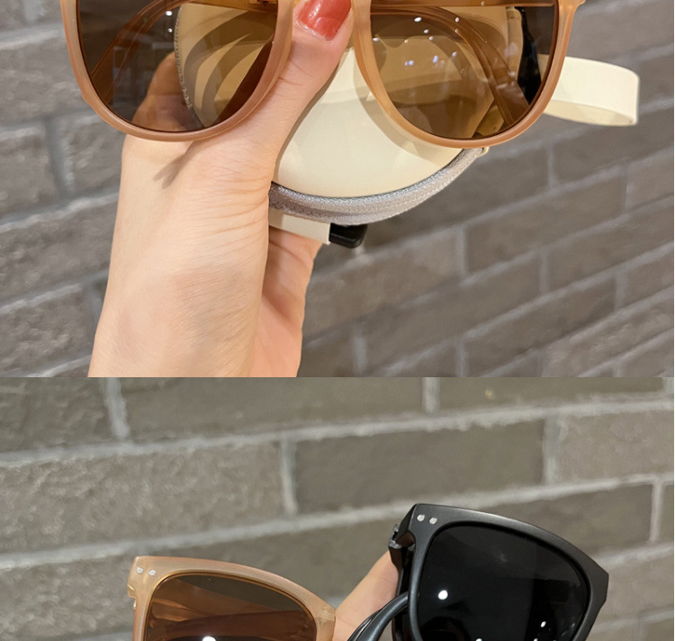 Ig Style Solid Color Pc Oval Frame Full Frame Kids Sunglasses display picture 7
