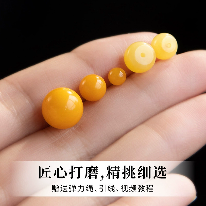 Хит продаж, одиночные бусины из пчелиного воска для пар, бусины из проса, свободные бусины, популярные янтарные бусины в старом стиле, бочкообразные бусины, желтые бусины, украшения для пар.