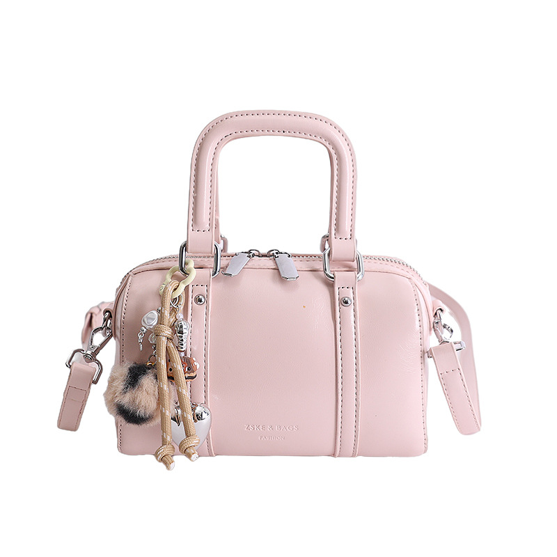 Bolsa de almohada de nicho de textura femenina 2026 nuevo tipo de mochila portátil de moda coreana simple bolso de viaje diario image 14