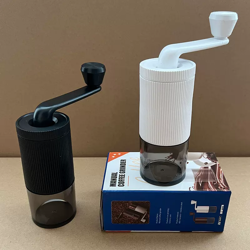跨境手动咖啡磨豆机便携可调档手摇咖啡研磨器多用途可拆卸磨粉器