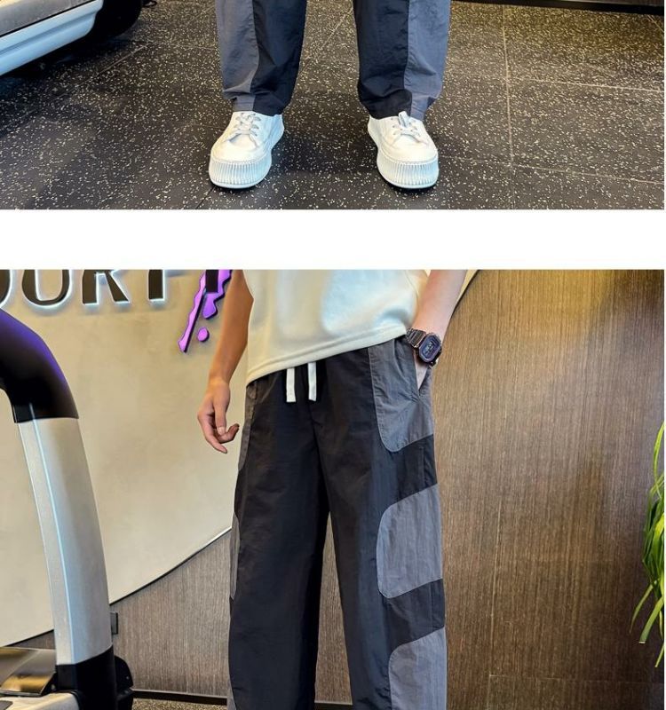 Herren Freizeithose Gerade Geschnitten Sonnenschutz Sommerhose_voghion.com