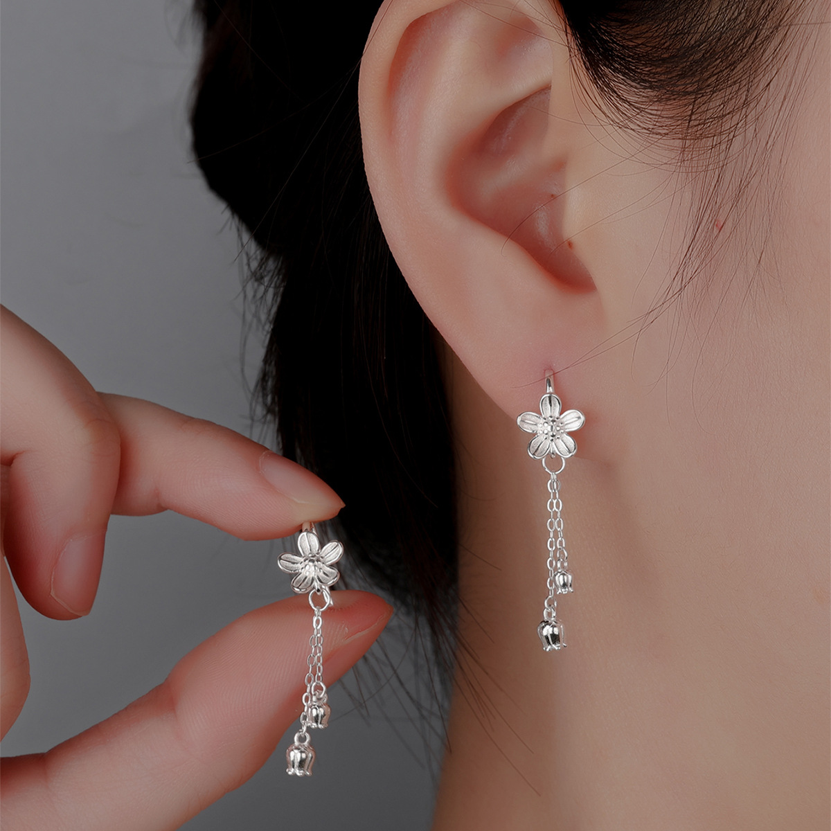 1g Weight 925 Sterling Silver Ear Needle Material Drop Earrings, Ear Studs Classification 1 Pair Quantity Daily Occasion 925 Sterling Silver Material Bow Knot Pattern All Seasons Season Women's Gender Plating Design Elegant, Simple Style Style 1 Pair 925 Sterling Silver 925 Sterling Silver Earrings Bow Knot Drop Earrings Ear Studs 4