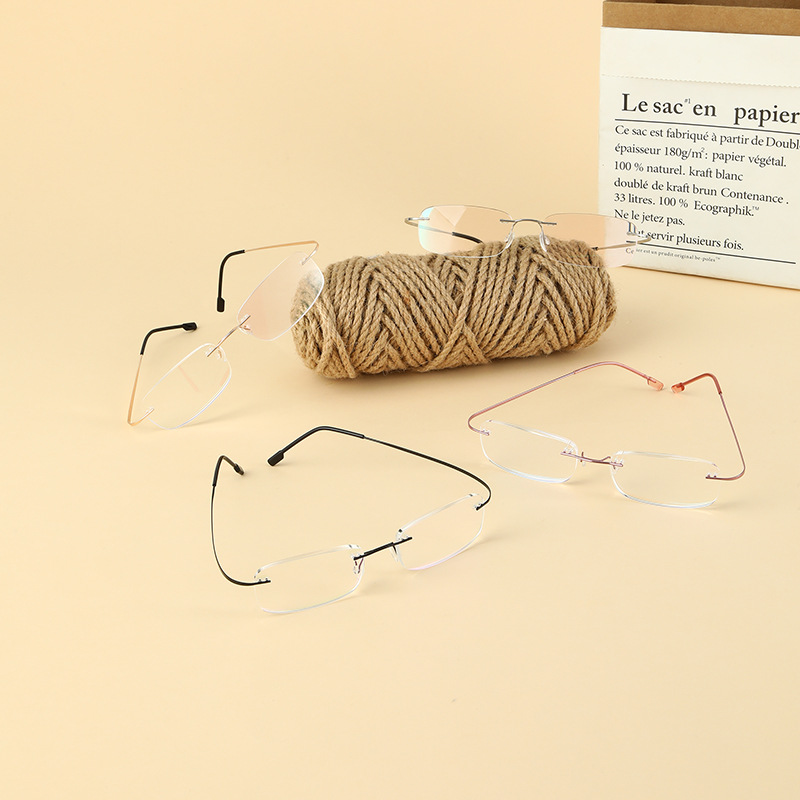 无框老花镜男高档超轻中老年老花眼镜时尚商务女温州眼镜厂家批发|ms