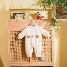 婴儿连体衣秋冬连身衣爬衣棉衣宝宝衣服冬装爬服冬季加厚哈衣
