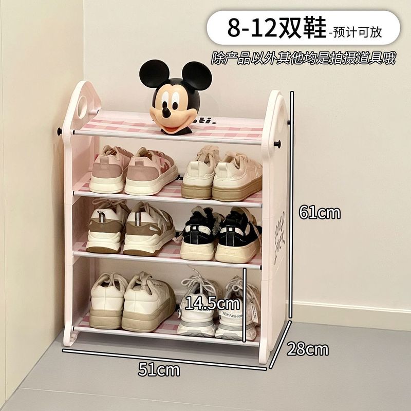 靴ラック、シンプルな収納ラック、家の玄関の小さな靴キャビネット、寮の多層折りたたみ靴の玄関収納アーティファクト|undefined