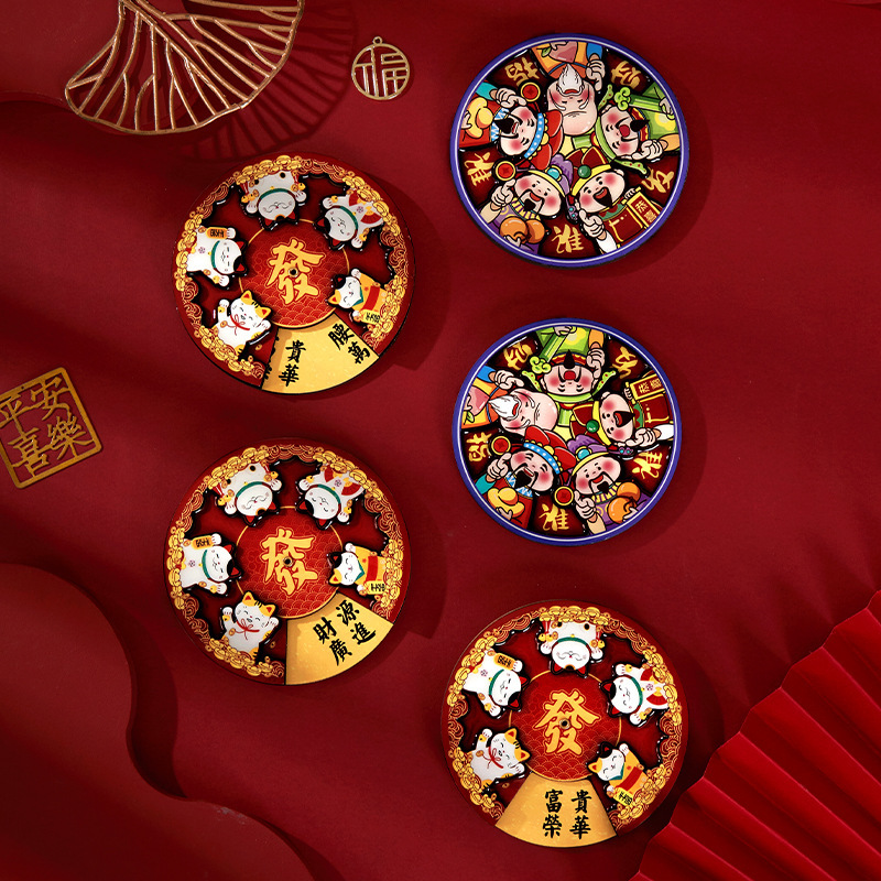 冰箱贴2025新款旋转创意有趣的磁贴磁吸磁铁片时尚高级感特色立体|undefined