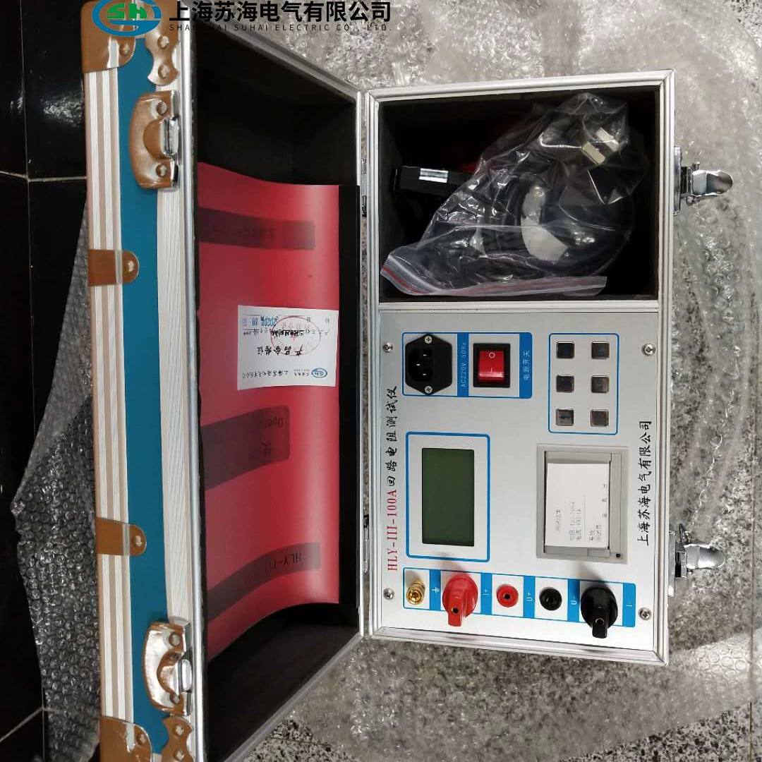 Тестер сопротивления поверхности переключателя тестера сопротивления петли 100A с печатью толковейший loopback 200A