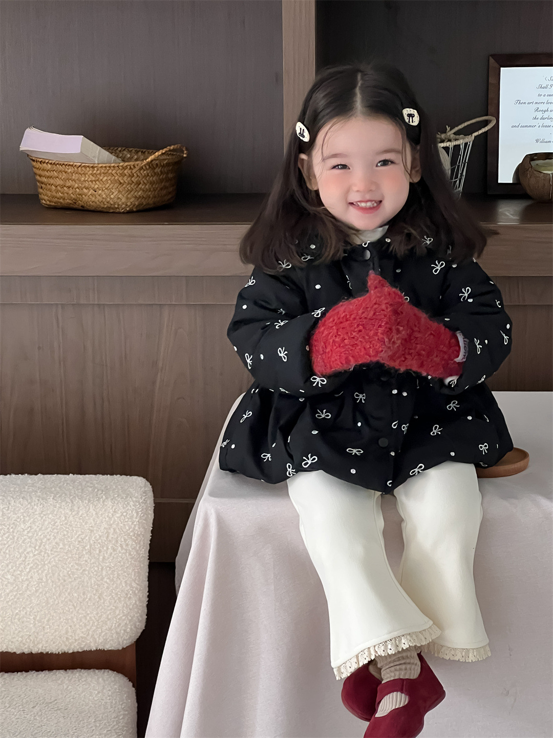 Baby invierno abrigo de algodón grueso ropa de bebé invierno ropa infantil coreana abrigo de algodón encapuchado