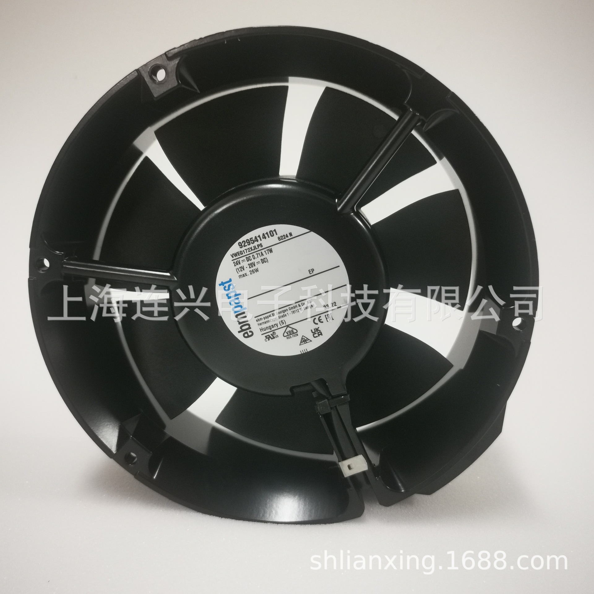 德国ebmpapst轴流风机 6224N 17251通讯服务器散热风扇 变频风机