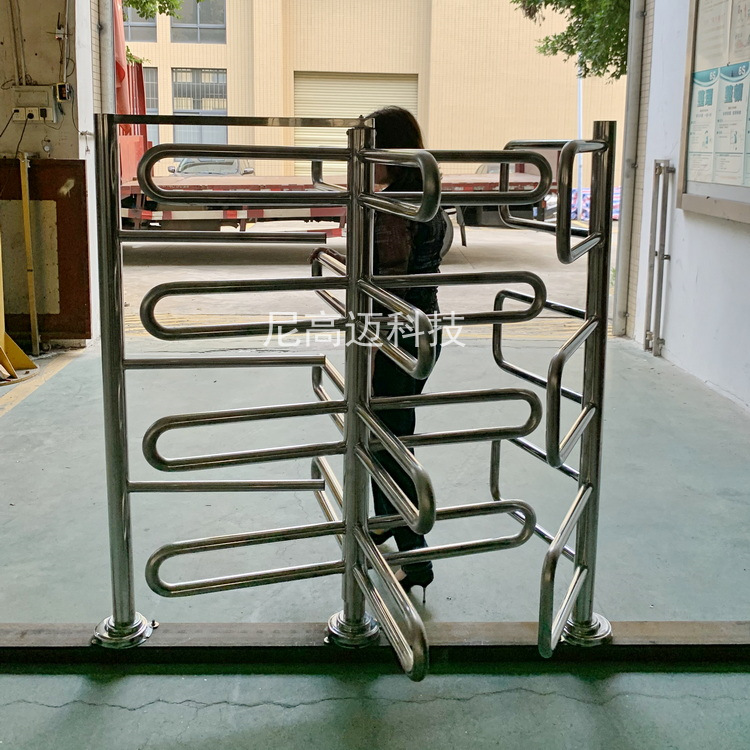 客运站进站通道单向十字旋转辊闸摆闸机工厂直供三叉半高单项转门