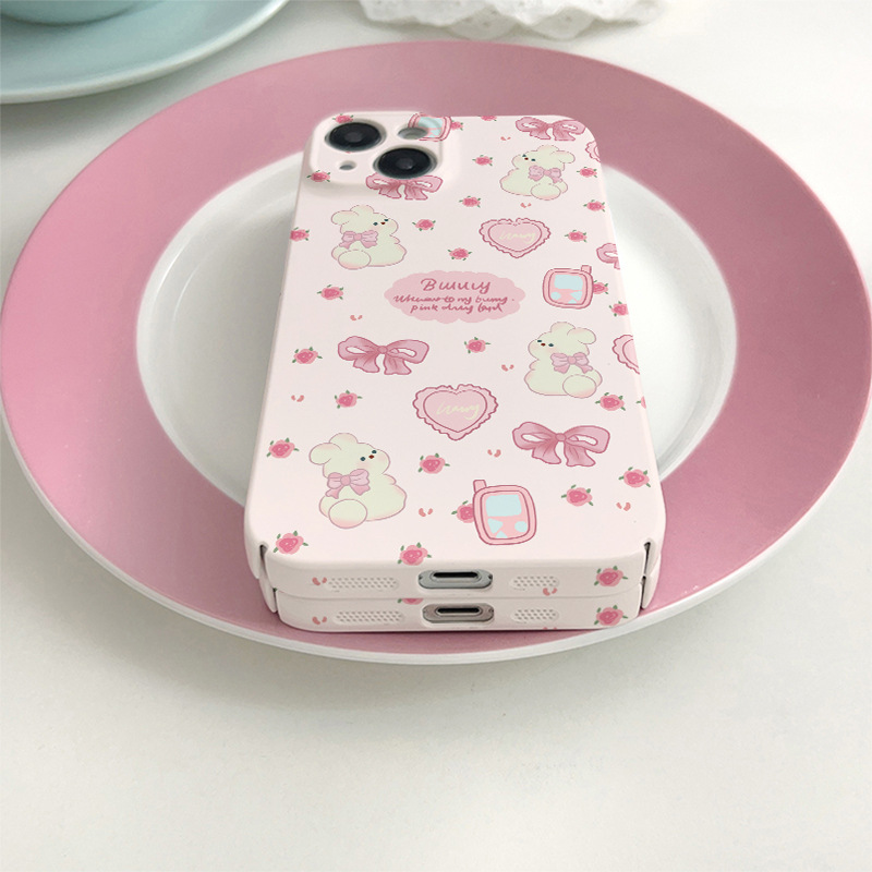 35g Weight iPhone Applicable Brands Phone Cases Classification Feilin Material Heart Shape, Bow Knot Pattern Cute, Sweet Style Feilin Heart Shape Bow Knot Cute Sweet Phone Cases Phone Accessories 15