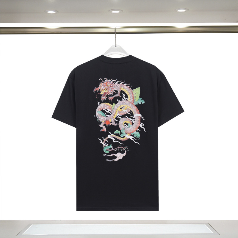 【260g】カサブランカプリント トレンド個性柄 メンズ レディース ゆったり半袖Tシャツ|undefined
